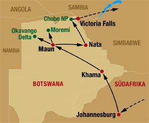 Nationalparks in Botswana 
