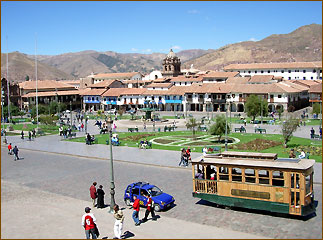 Straßenszene in Cusco