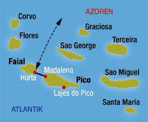Wale beobachten in Europa auf der Azoren Insel Pico