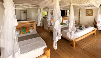 Zweibett oder Lodge mit Dreibettzimmer in Uganda