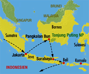 Reisen nach Borneo